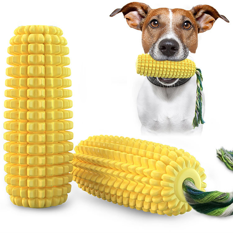 Corn Dog Stick - Popularne, wytrzymałe gumowe zabawki dla psów