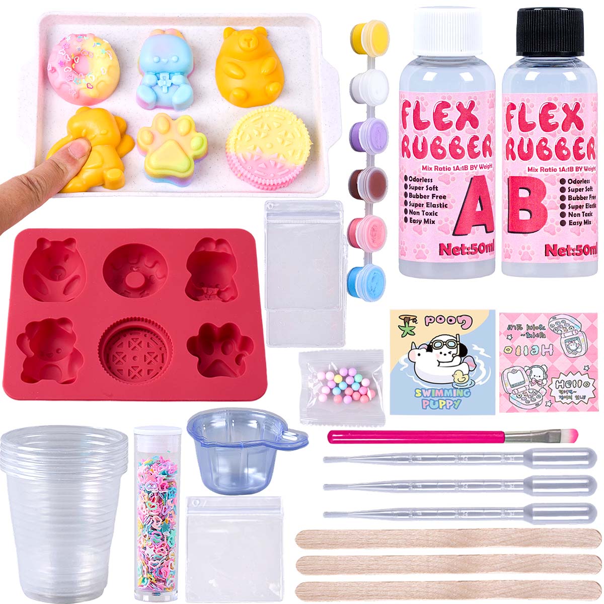 Zestaw do robienia gniotek Tab – Donut Mold Silicone recenzja i cena