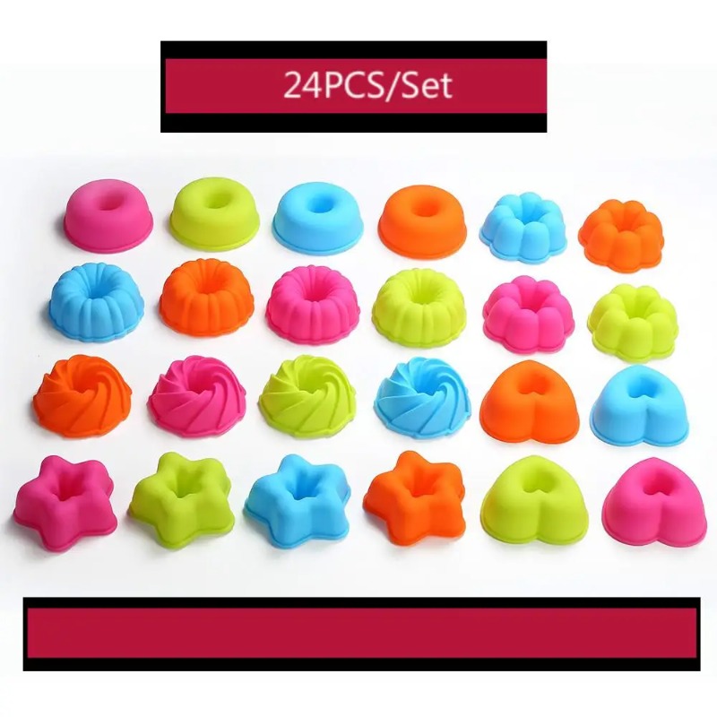 24 szt. silikonowych foremek d – Donut Mold Silicone recenzja i cena