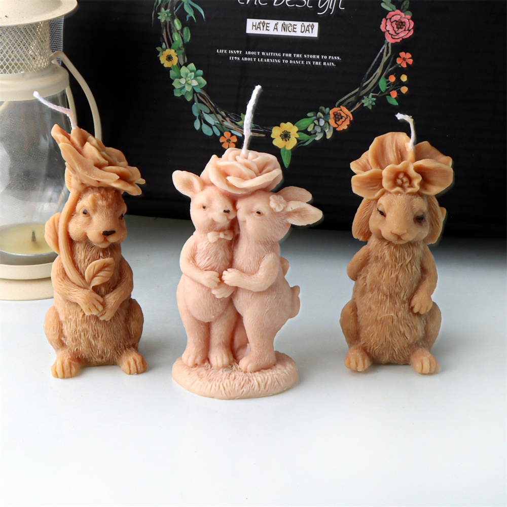 3D kwiat królik świeca silikon – Bunny Cake Mold recenzja i cena