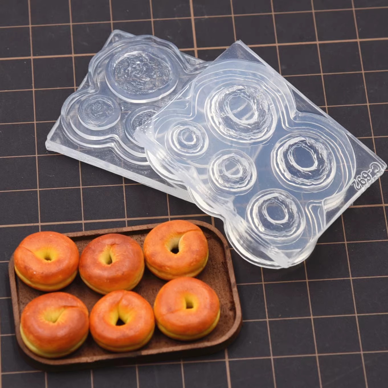 Forma silikonowa do modeliny,  – Donut Mold Silicone recenzja i cena
