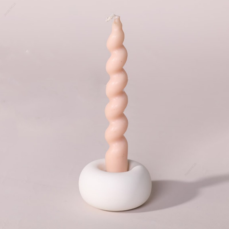 Okrągły świecznik w kształcie  – Donut Mold Silicone recenzja i cena